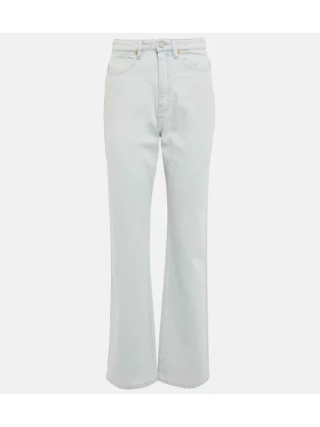 Blugi drepți Joseph cu talie înaltă albastru