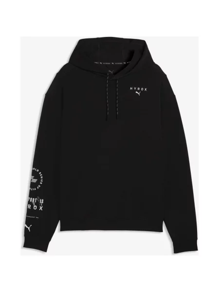Bluza z kapturem Puma x HYROX Cloudspun Graphic czysty XL czarna