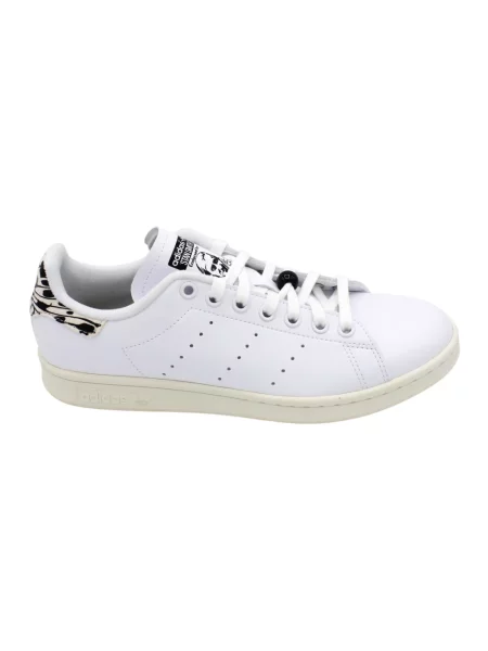 Sneakersy Adidas skórzane klasyczne białe