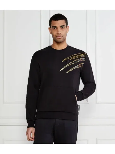Plein Sport Hanorac LS Lamina Scratch negru