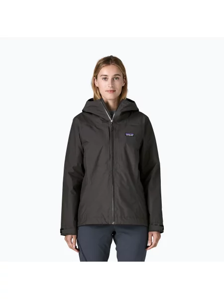 Куртка дощовик Patagonia Insulated Boulder Fork Rain black чорна