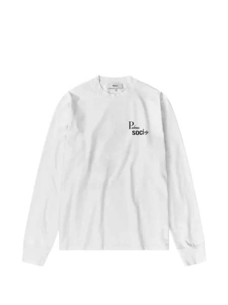 Tricou Palmes lung alb