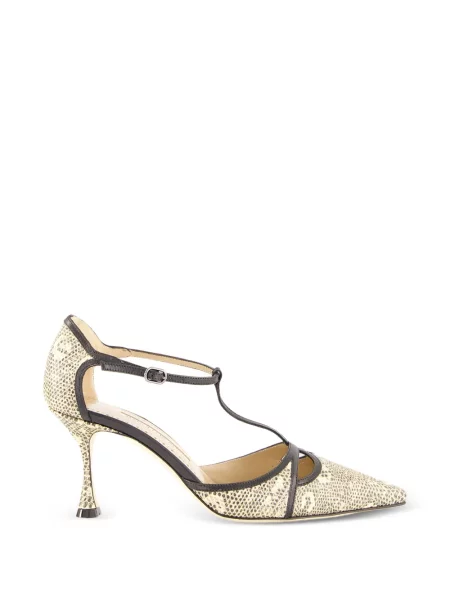 Pantofi cu toc Manolo Blahnik din piele