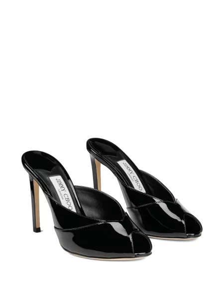Papuci tip mules Jimmy Choo negru