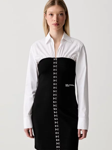 Karl Lagerfeld Jeans rochie negru