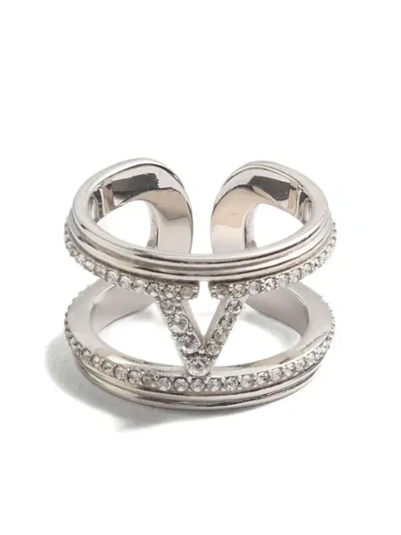 Jeansy Valentino Garavani w serca srebrne