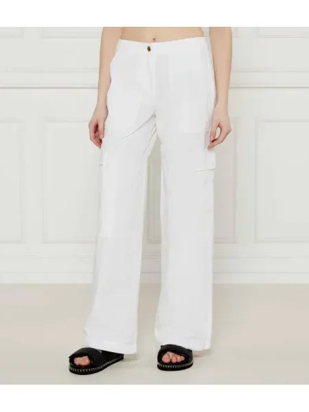 Michael Kors Pantaloni cargo | flare fit alb