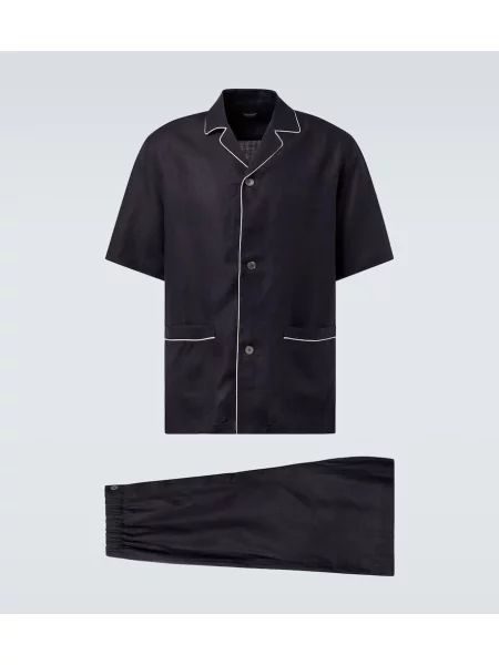 Pijamale Zegna de in albastru