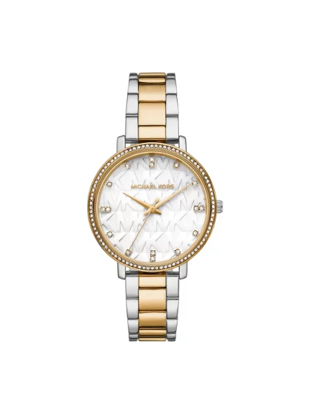 Zegarek Michael Kors z logo szary