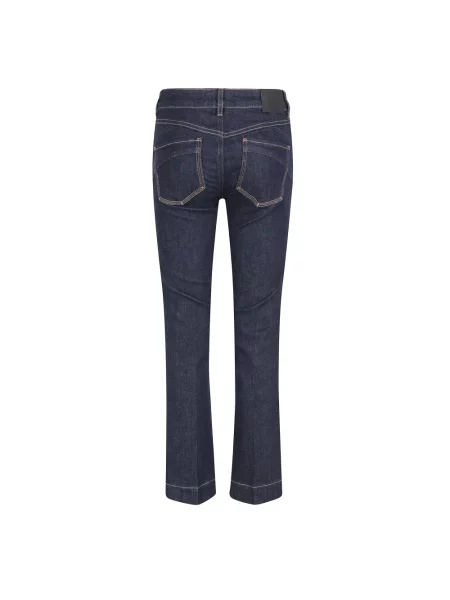 Jeansy dzwony Sportmax dzwony niebieskie