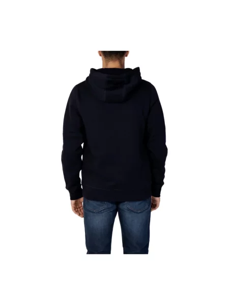 Bluza Tommy Hilfiger z kapturem z logo granatowa