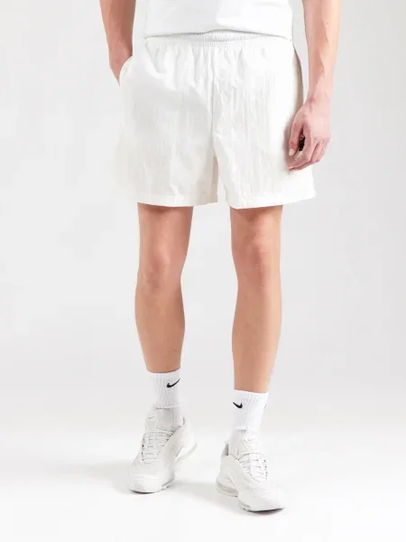 Nike Sportswear Hlače AIR kremna / ecru črna