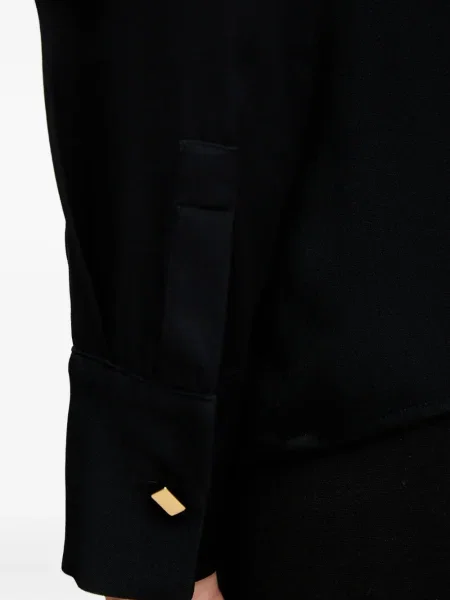 Top Marciano plisat negru