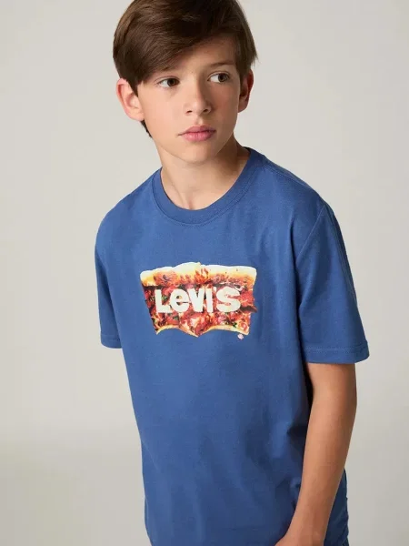Levi's tričko BATWING SLICE TEE modré