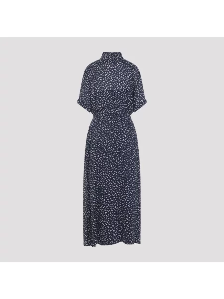 Sukienka koszulowa Ralph Lauren garniturowa w paski niebieska