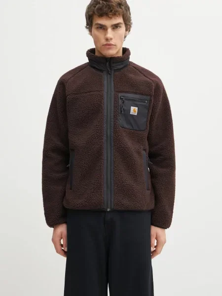 Carhartt WIP hanorac fleece Prentis Liner uni maro