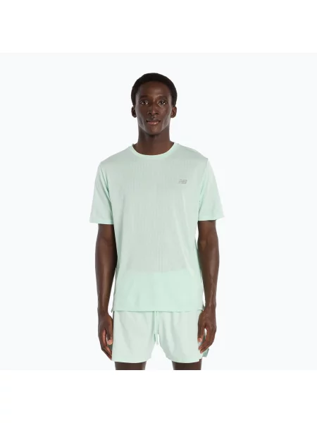 Tricou pentru bărbați New Balance Athletics Run cosmic jade heather