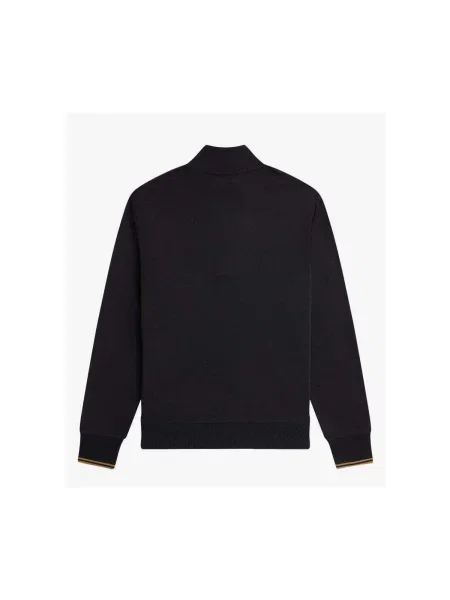 Mikina na zips Fred Perry čierna