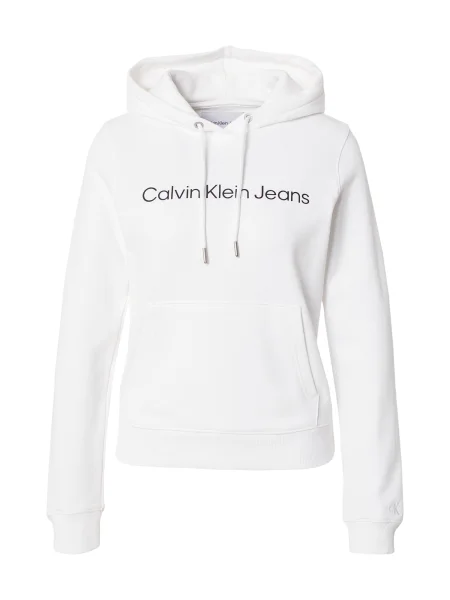 Calvin Klein Jeans Bluză Regular Fit alb