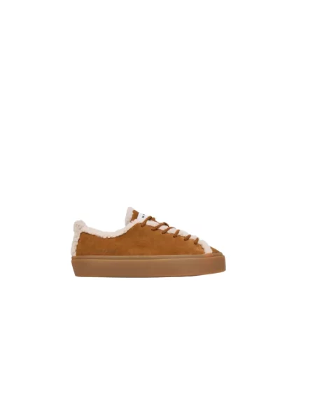 Sneakersy Inuikii wełniane brązowe