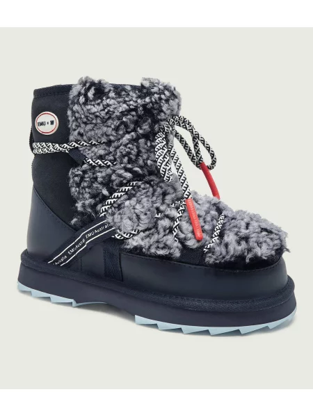 EMU Australia Bocanci Blurred Teddy | Emu x WN | piele | piele întoarsă | wełna | shearling