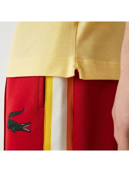 Lacoste Koszulka Polo Smart Paris Regular Fit Z Elastycznej Bawełny żółty