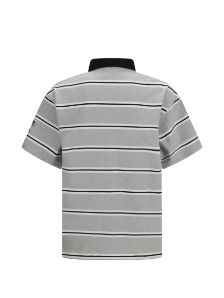 Tricou polo Palm Angels cu imagine gri