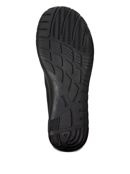 Sneakerși Camper cu șireturi tricotate negru