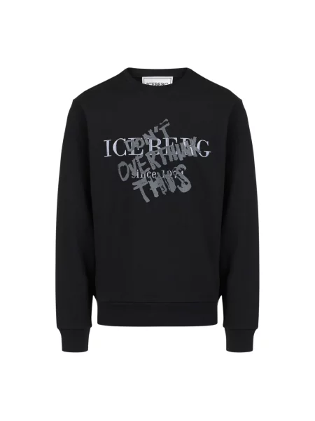 Haftowana bluza Iceberg czarna