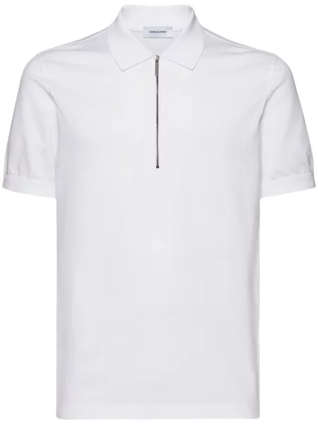 Polo Ferragamo alb