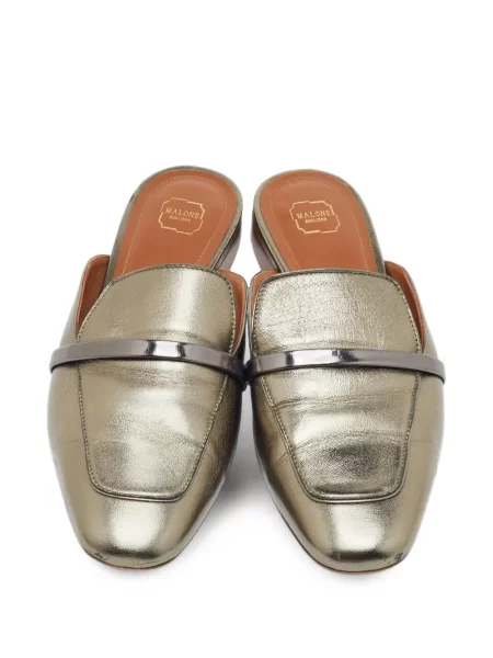 Bőr pántos mules Malone Souliers sárga