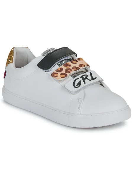 Pantofi copii Bons Baisers De Paname alb