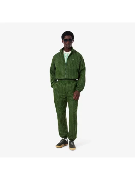 Lacoste Koszulka Z Monogramem zielony