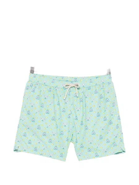 Slip de baie Mc2 Saint Barth cu imagine verde