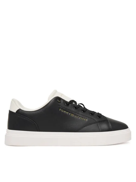 Tommy Hilfiger Sneakersy Th Feminine Cupsole Leather čierna