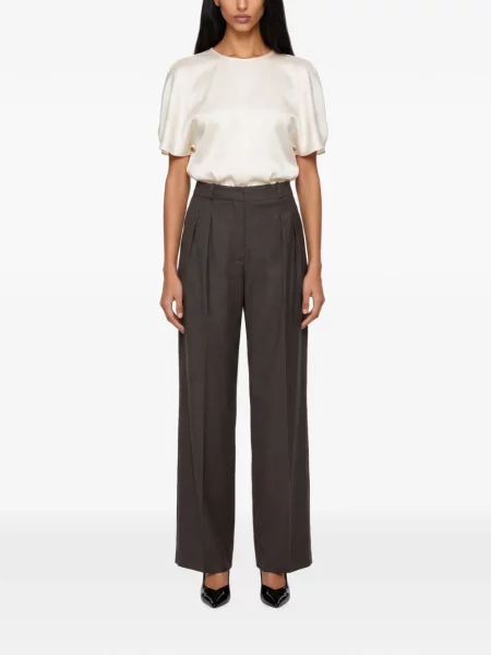 Pantaloni Loulou De Saison maro
