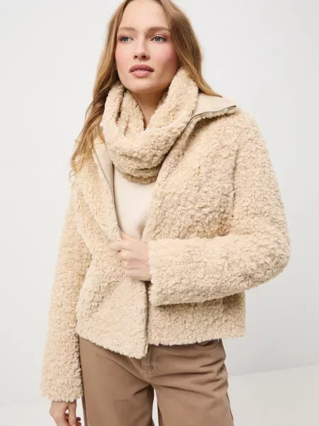 Medicine kurtka przejściowa oversize beżowy