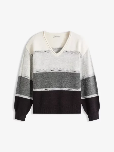 Sweter z balonowymi rękawami czarny