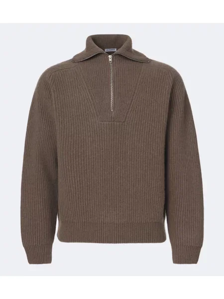 Pulover Jil Sander de lână maro