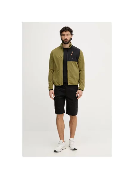Bluza polarowa Benetton polarowa zielona