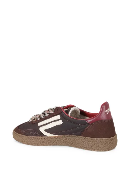 Sneakers Puraai σουέντ καφέ