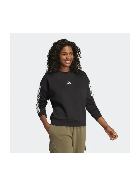 ADIDAS SPORTSWEAR Hanorac sport / alb negru