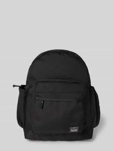 Plecak z detalem z logo Levi's czarny