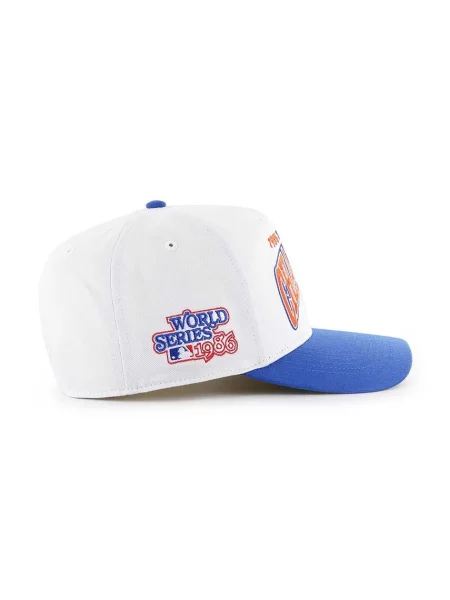 Čepice s vlněnou směsí 47 brand MLB New York Mets s aplikací bílá