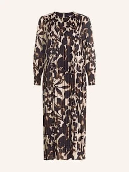 Sukienka midi z okrągłym dekoltem Betty Barclay czarna