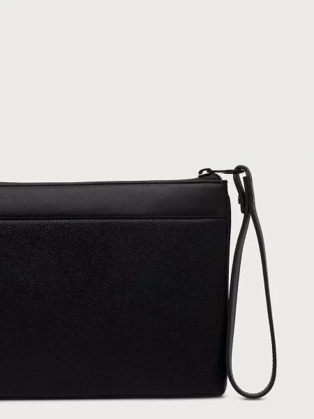 „Kulturbeutel/ kosmetyczka z napisem z logo model MODERN MONOGRAM POUCH'“ Tommy Hilfiger czarna