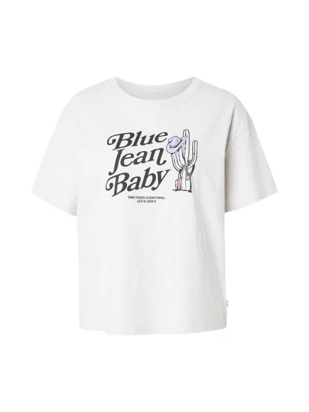 LEVI'S ® Tričko ANYDAY světlemodrá / šedý melír černá