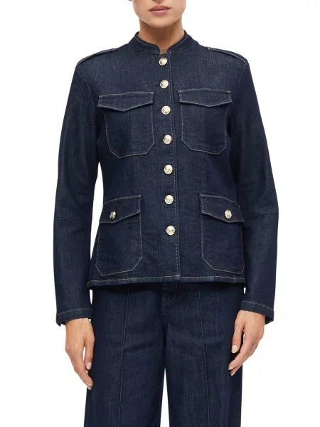 Kurtka jeansowa o kroju regular fit z ozdobnymi S.oliver Black Label czarna