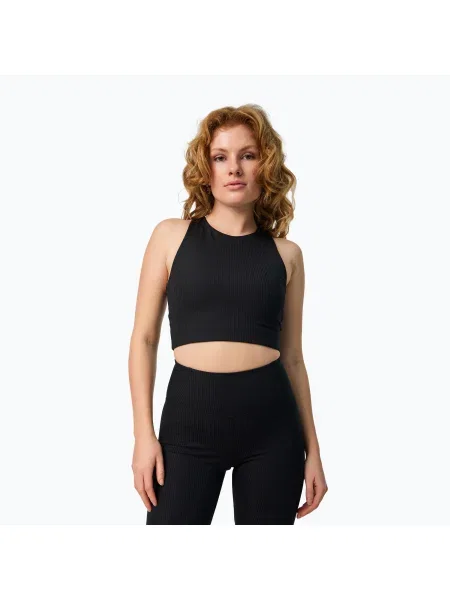 Tréningová podprsenka Girlfriend Collective Rib Dylan black čierna
