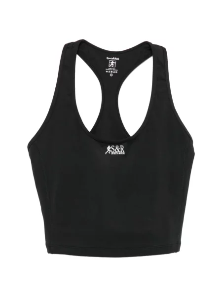 Sutien sport Sporty & Rich cu imagine negru
